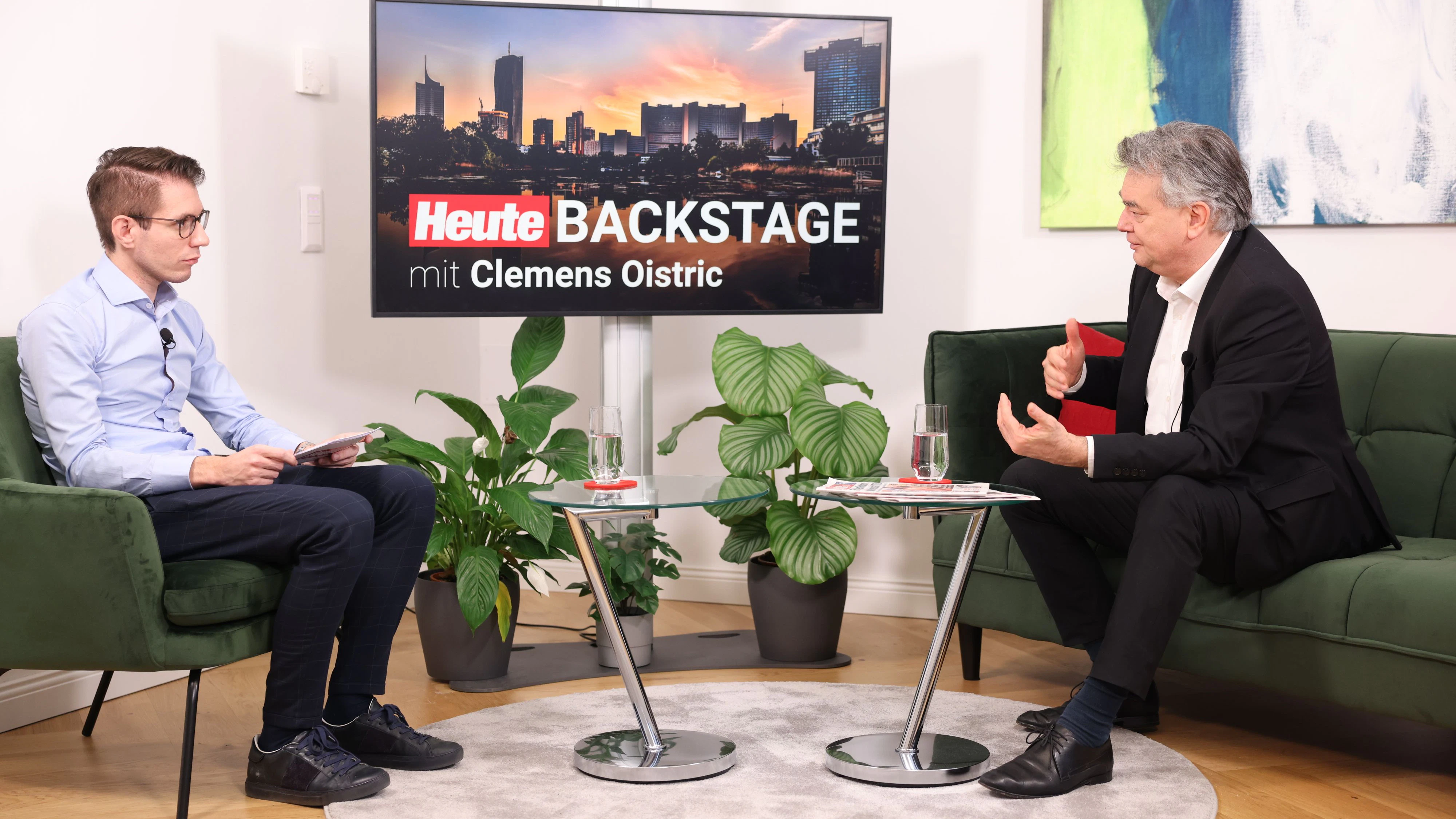 Vizekanzler Werner Kogler im "Heute"-Talk mit Clemens Oistric