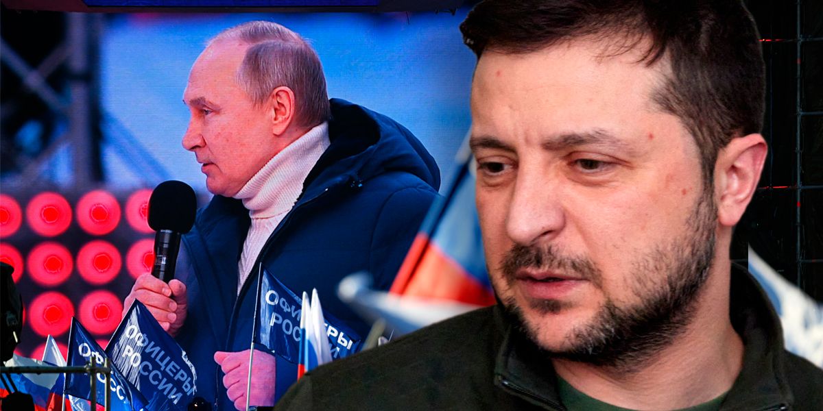 Der ukrainische Präsident Wolodymyr Selenskyj ist derzeit in den USA, um 