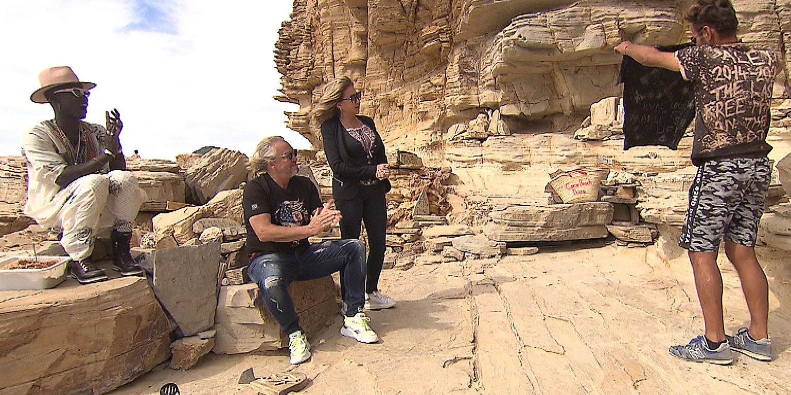 Das Ehepaar Geiss bei Aussteiger Alex zu Besuch.