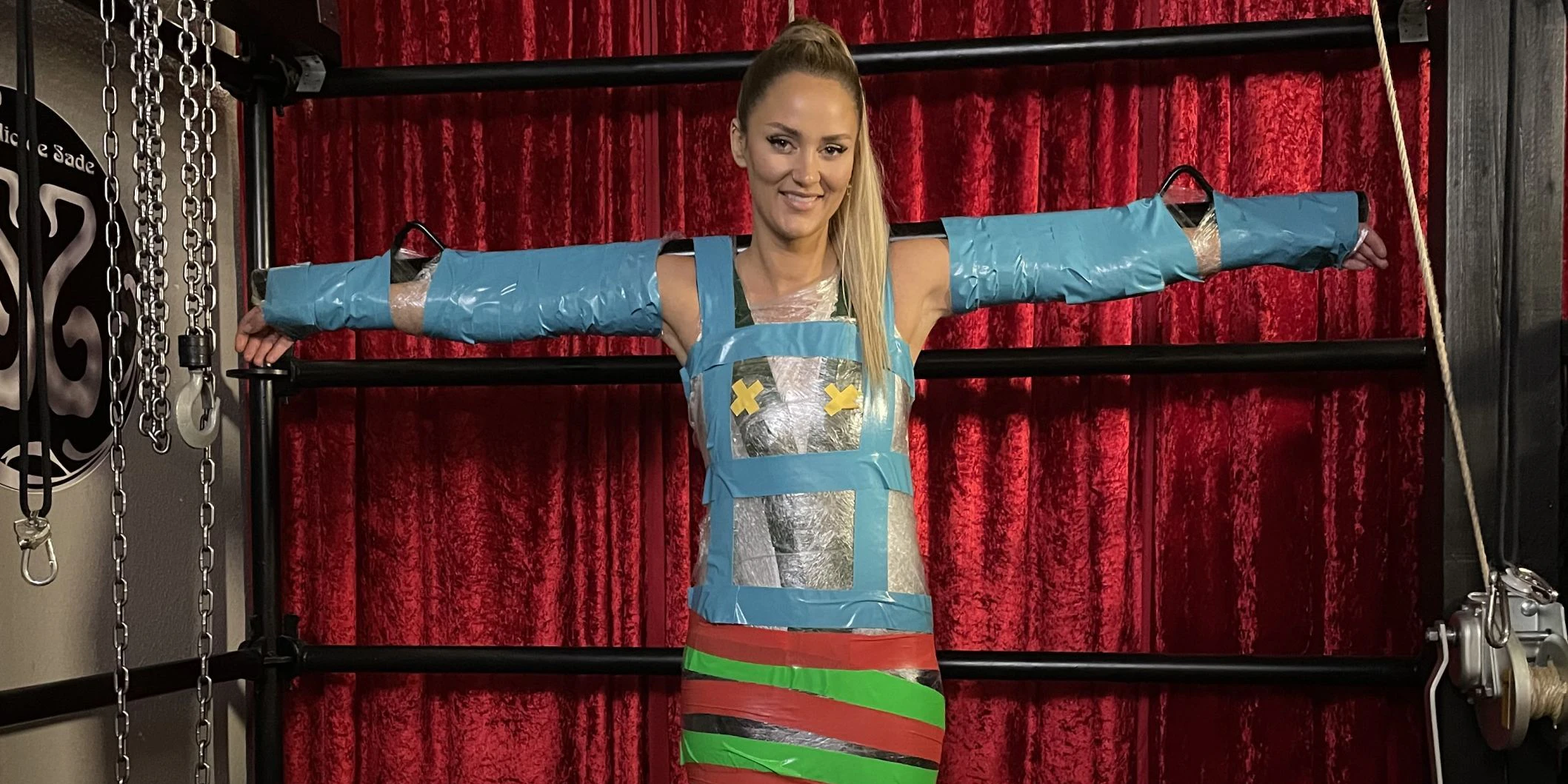 Nadine, frisch verschweißt.