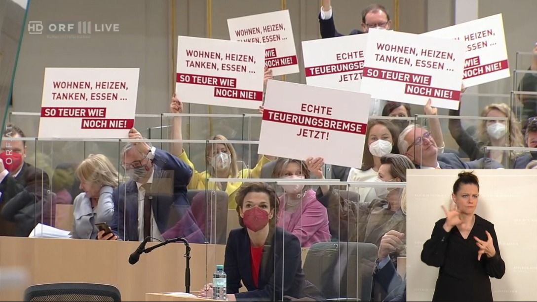 Die SPÖ wirft der Regierung vor, zu wenig in der Teuerungswelle zu tun.