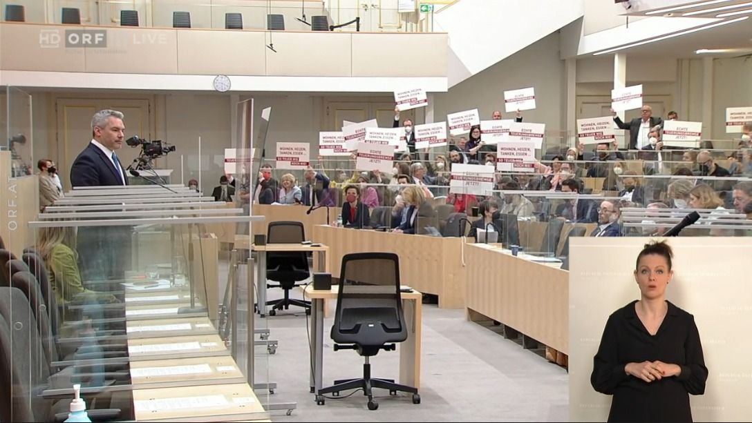 Die SPÖ kritisierte am Mittwoch im Nationalrat die Regierung.