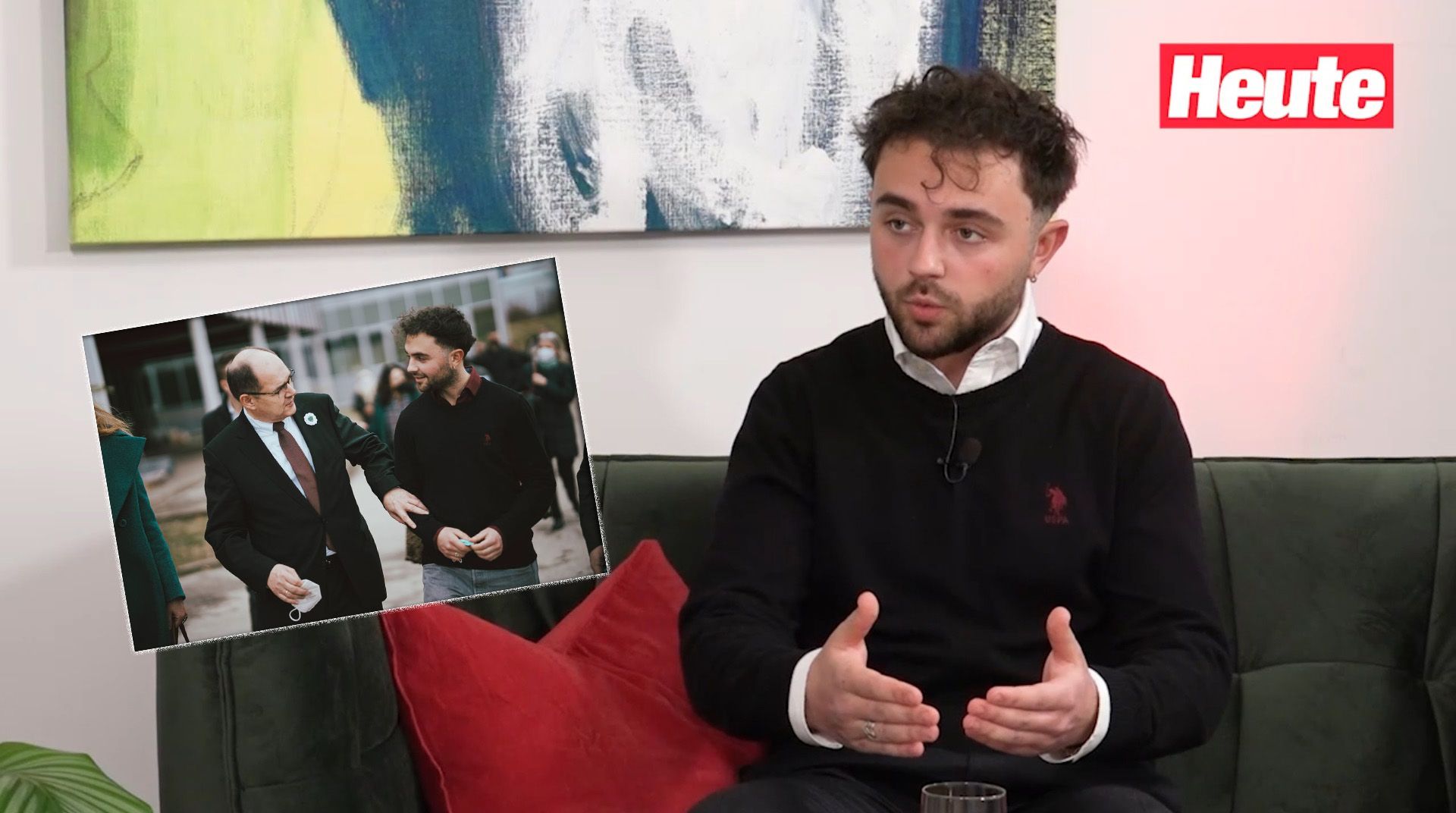 Auslandsdiener Dennis im "Heute"-Backstage Interview