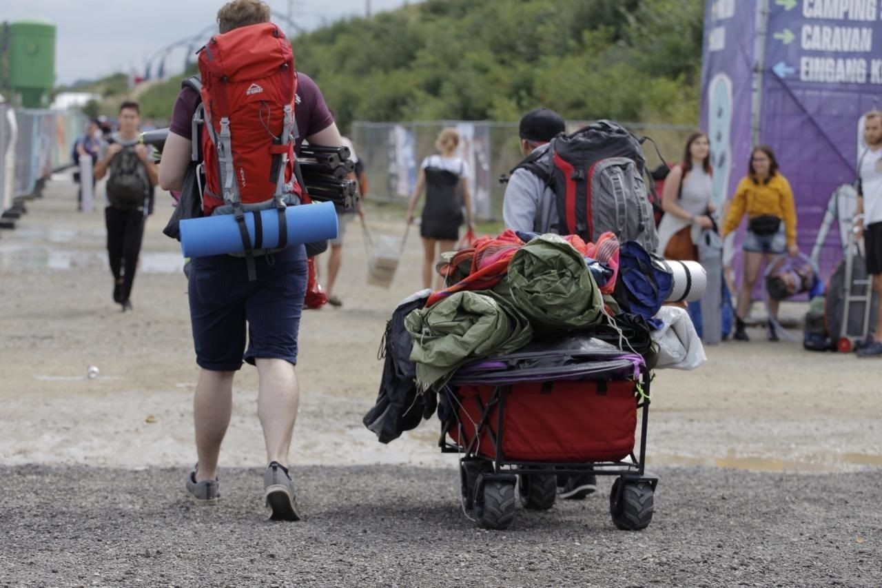 Symbolfoto von Campern am Frequency.