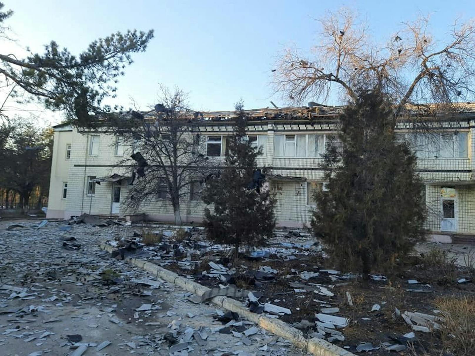 Dieses Spital in Sievierodonetsk wurde bei einem russischen Angriff zerstört.
