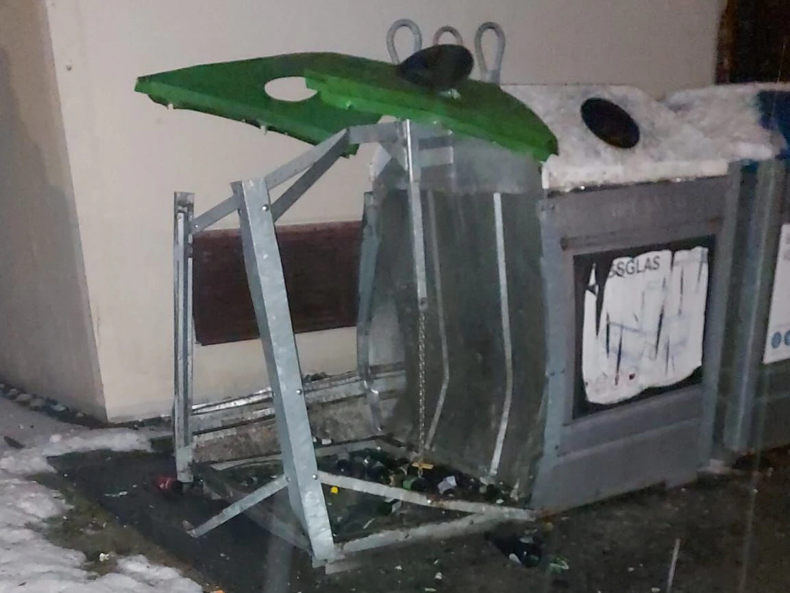 Bilder von den angerichteten Schäden in Schrems.