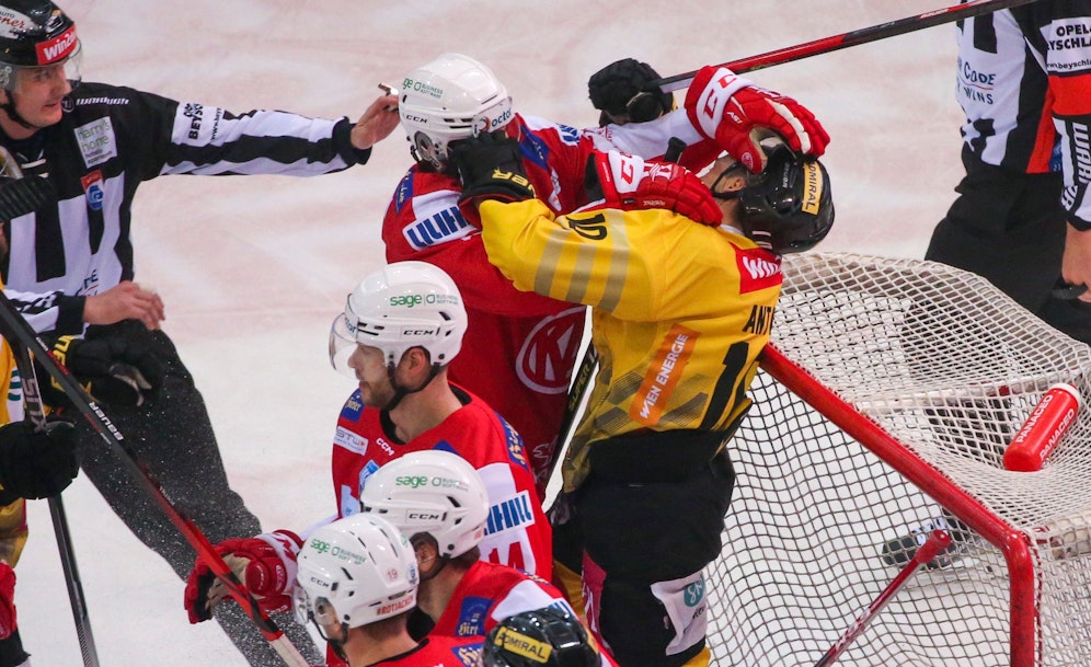 Die Caps setzten sich gegen den KAC durch, jetzt wartet Salzburg.