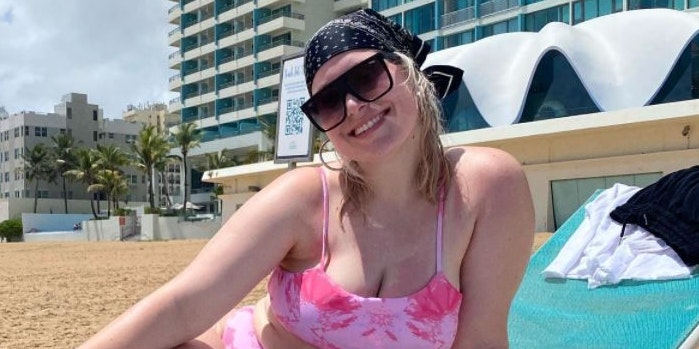 Model Megan Mesveskas