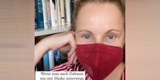Warum RTL-Star Katja Burkard zuhause eine Maske trägt