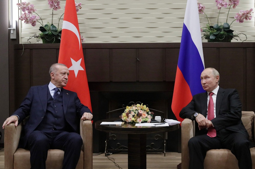 Der türkische Präsident hat Putin in einem Telefongespräch zu einer 