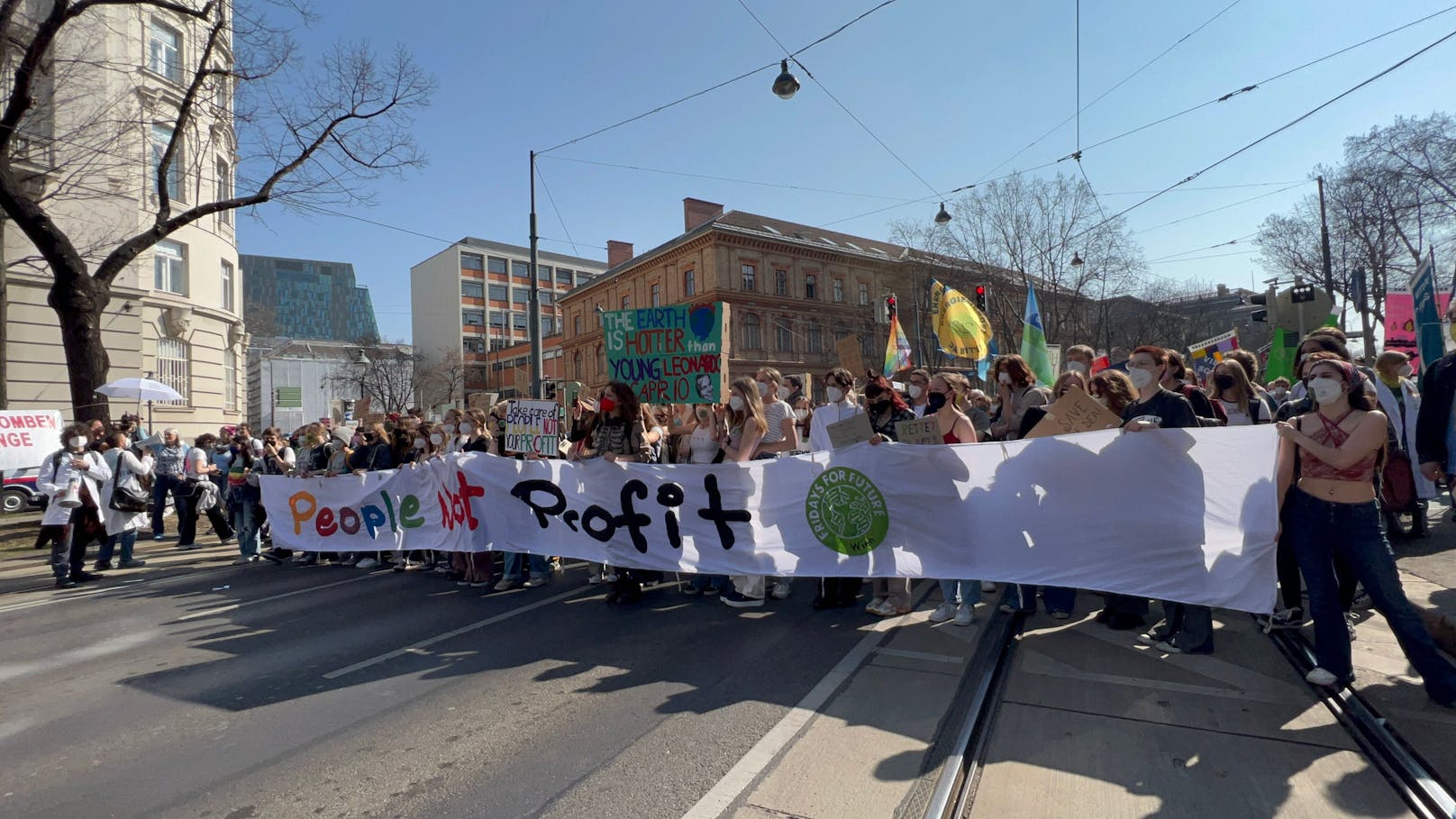 Das diesjährige Moto: "People not Profit"