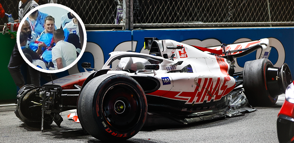 Mick Schumacher war nach seinem schweren Unfall ansprechbar. 