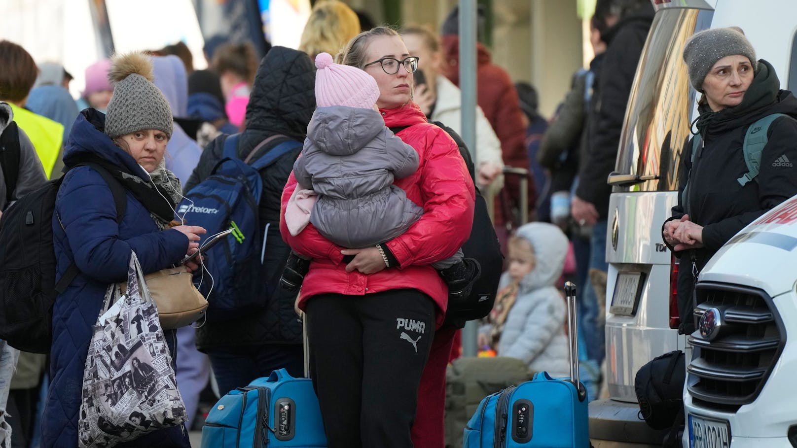 Ukrainische Flüchtlinge in Polen