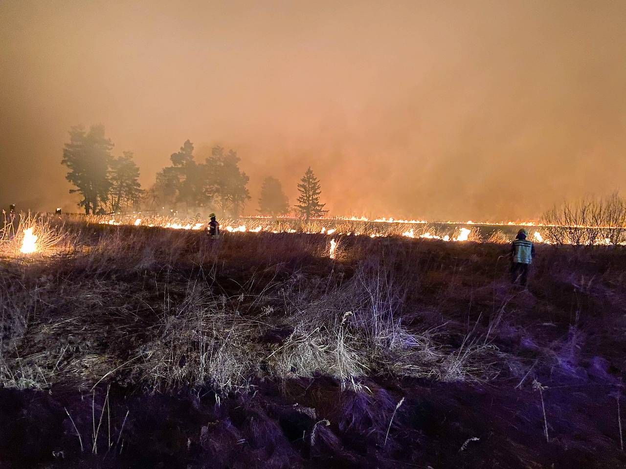 Großeinsatz bei Feuer am Tüpl Allentsteig