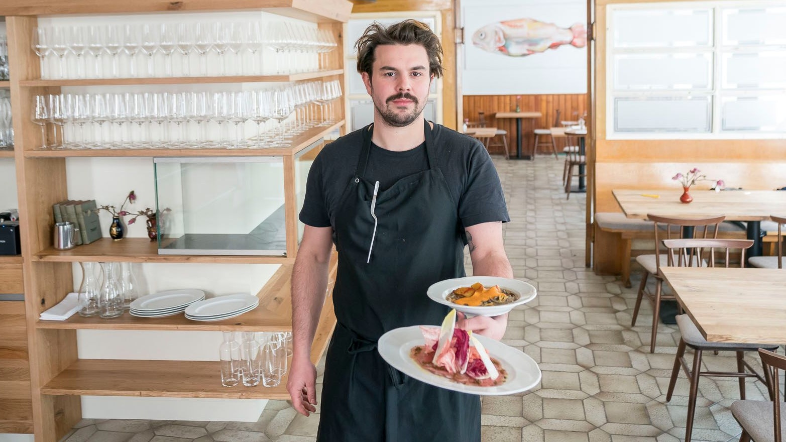 gasthaus reznicek in der reznicekgasse in wien, mit julian lechner, 20220322 foto: helmut graf/tageszeitung heute