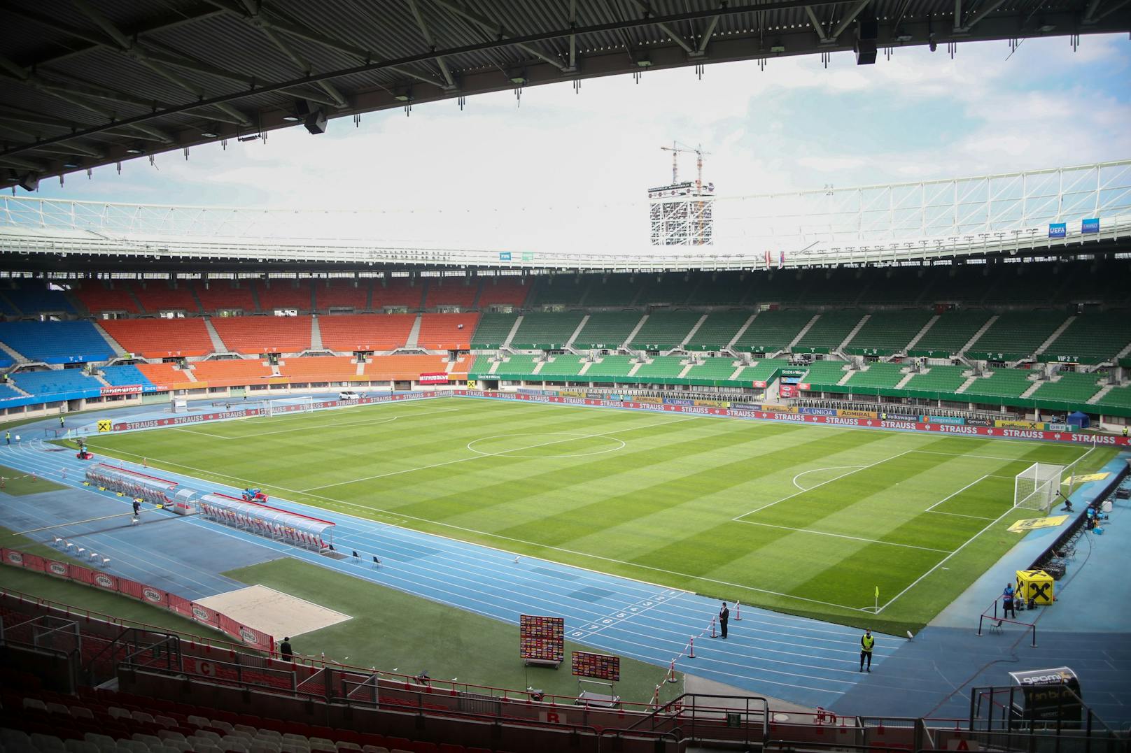 Leeres Happel-Stadion beim ÖFB-Test?