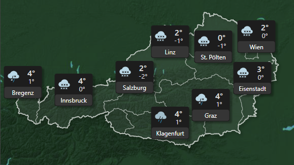 Prognose-Vorschau für Samstag, 2. April 2022.