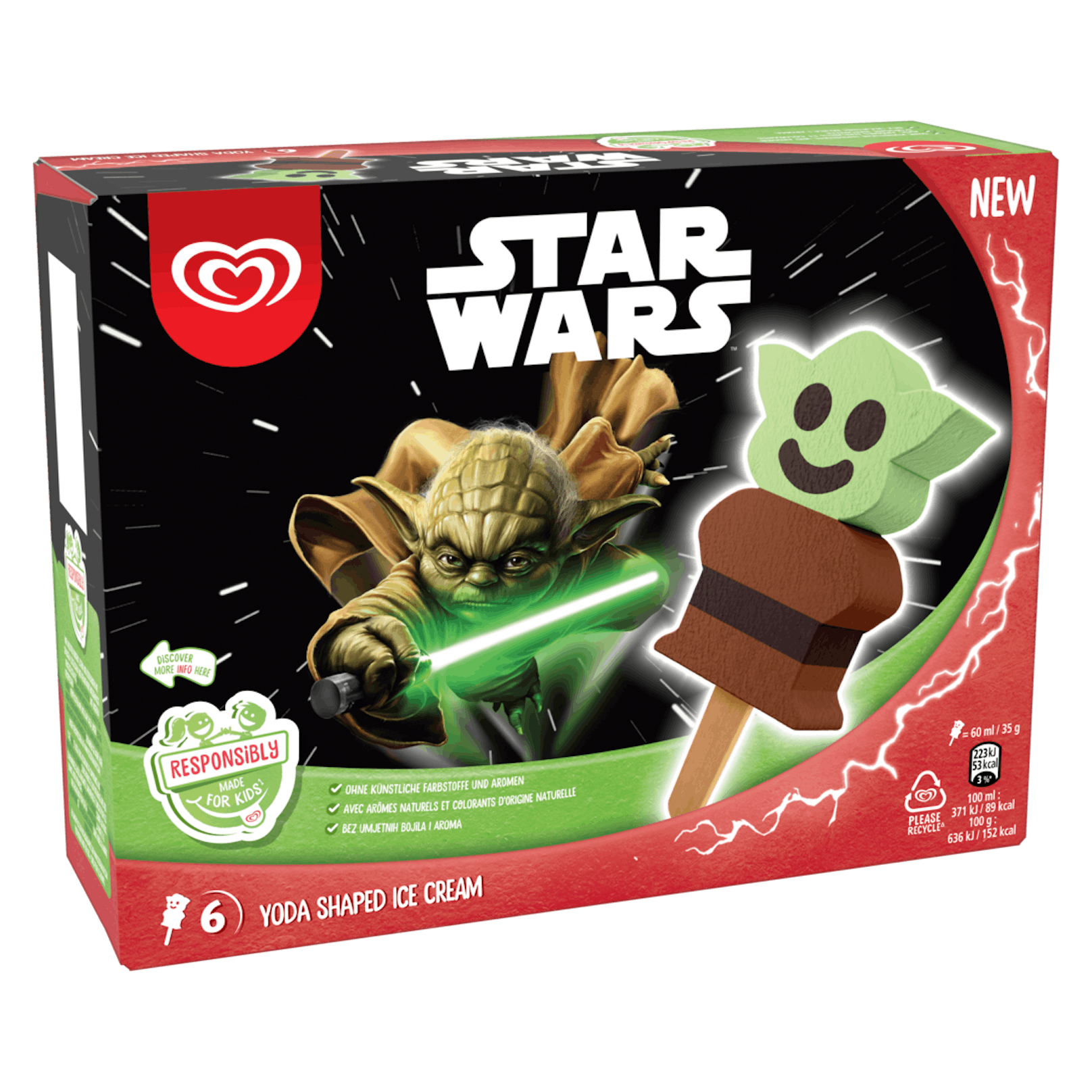 Star Wars Fans dürfen bald das neue Yoda-Eis genießen.