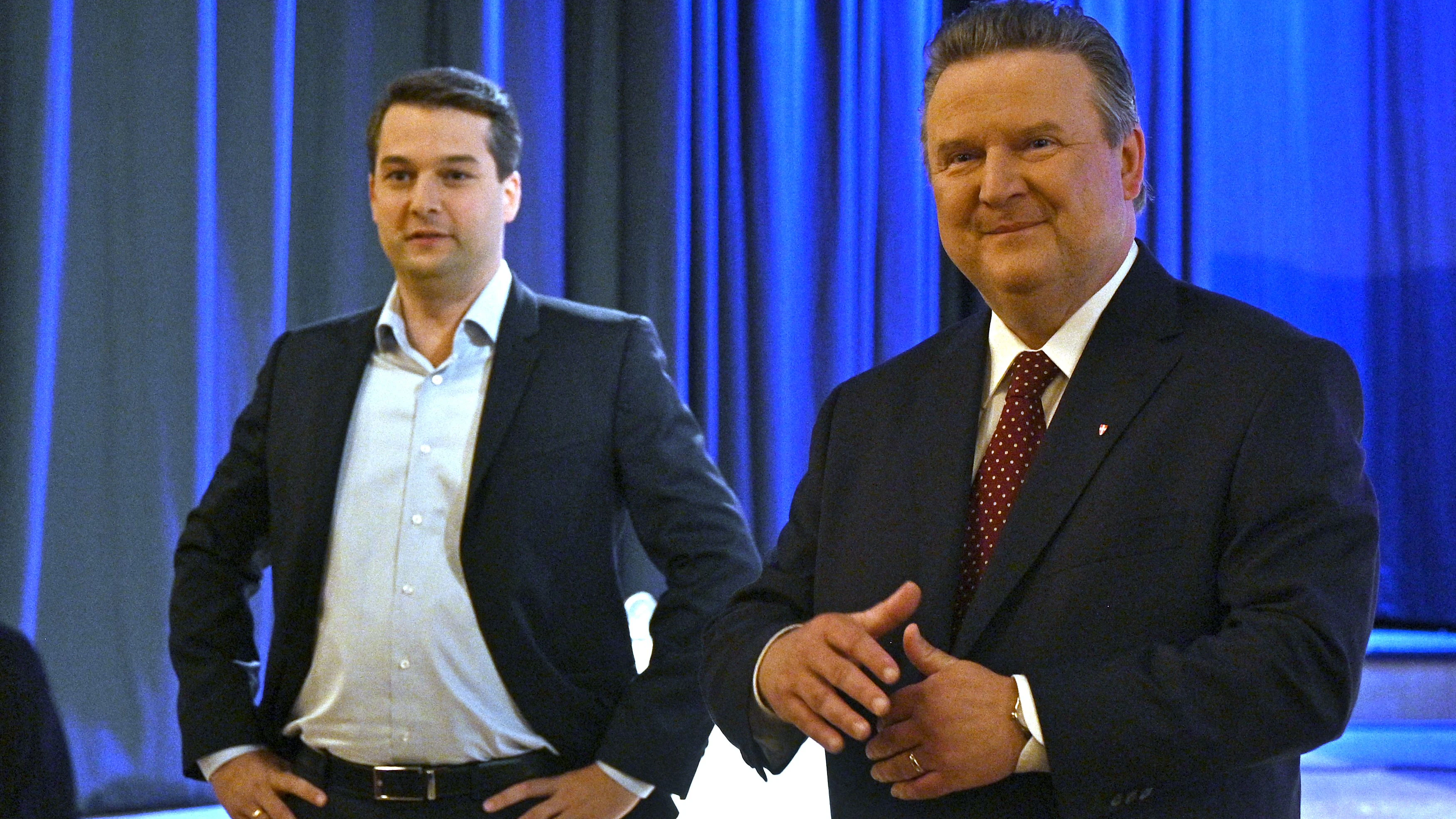 FPÖ-Stadtrat Dominik Nepp geht auf Bürgermeister Michael Ludwig (SPÖ) los.