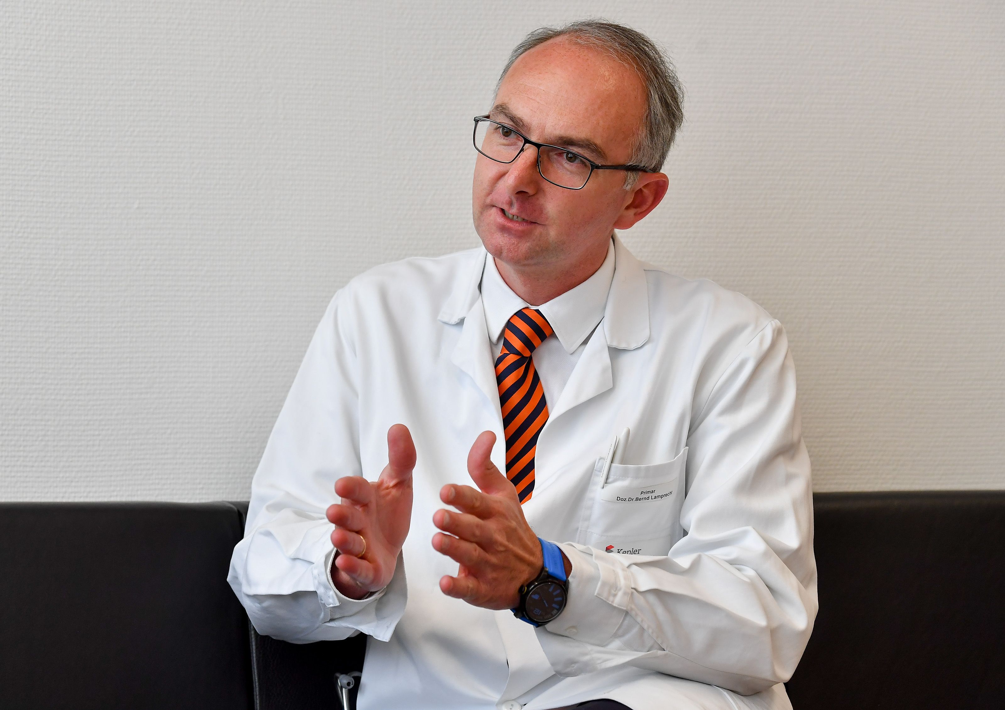 Der Linzer Lungen-Primar Bernd Lamprecht