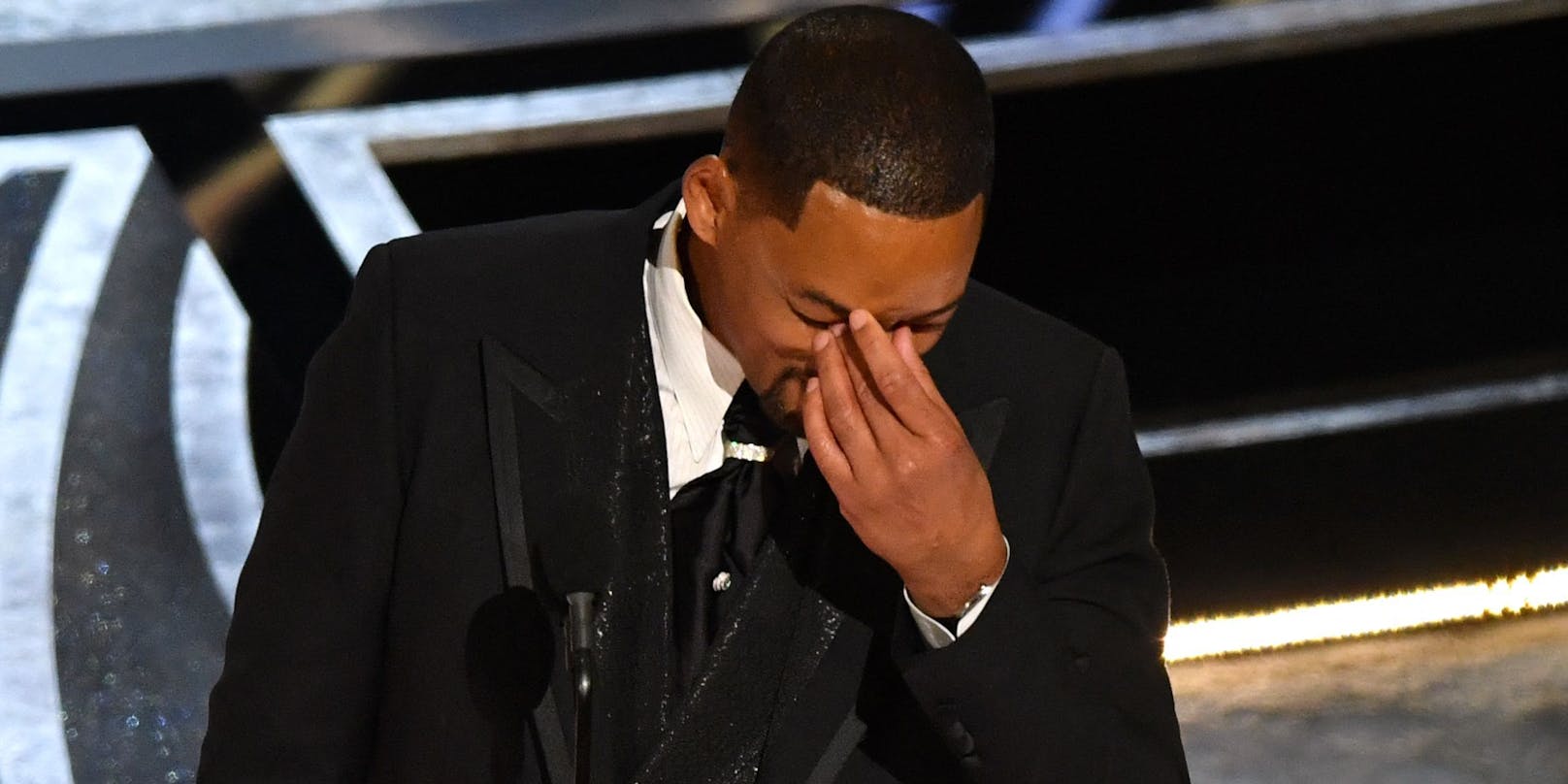 Bei seiner Oscar-Rede verlor Will Smith einige Tränen. Offenbar wurde ihm hier sein Fehltritt bewusst.