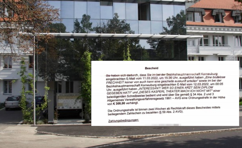 BH Korneuburg: Mutter zahlt 300 Euro Strafe