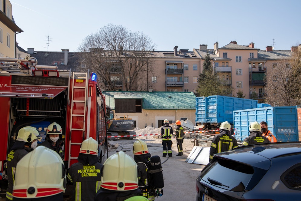 Gasgebrechen in Saint-Julien-Straße