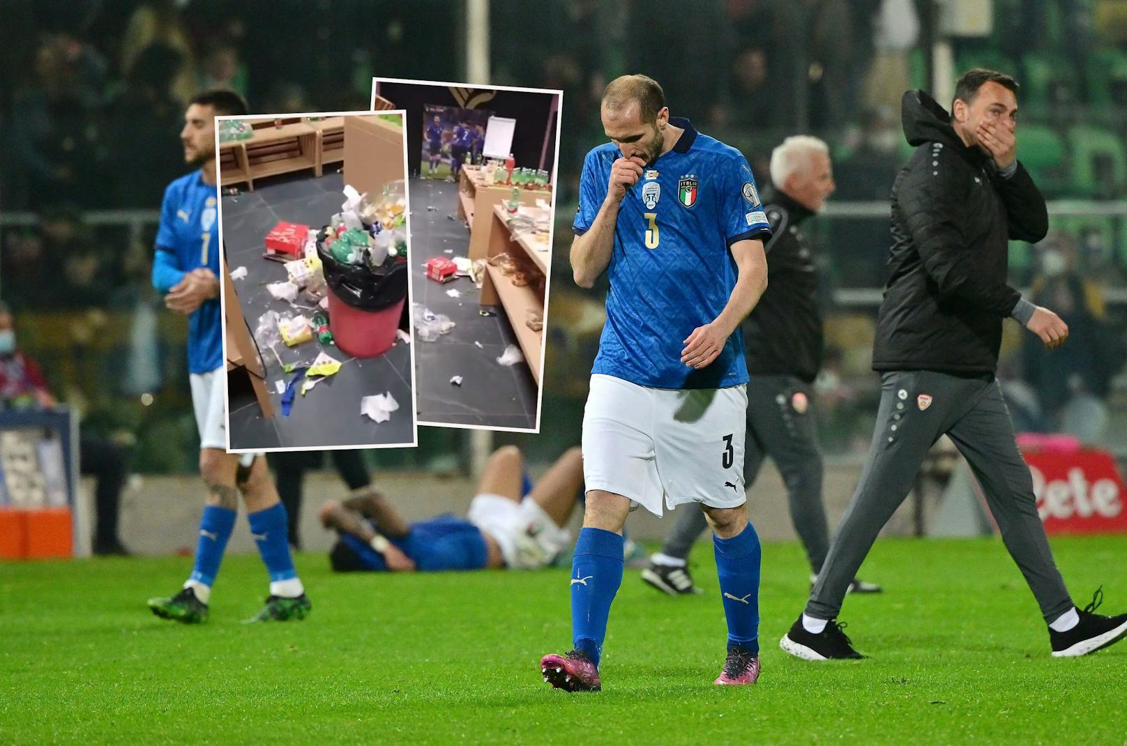 Italien verwüstet Kabine nach geplatztem WM-Traum