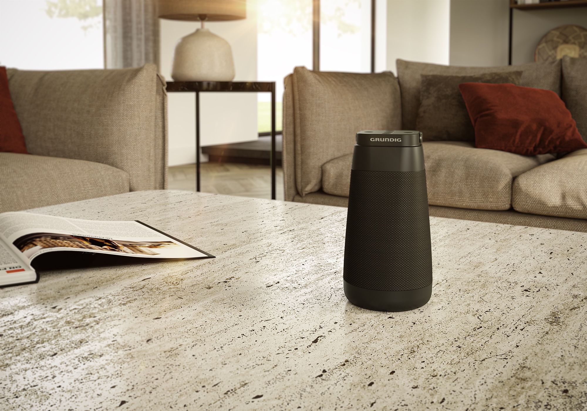  Der neue Grundig Bluetooth Lautsprecher GBT Connect 360.