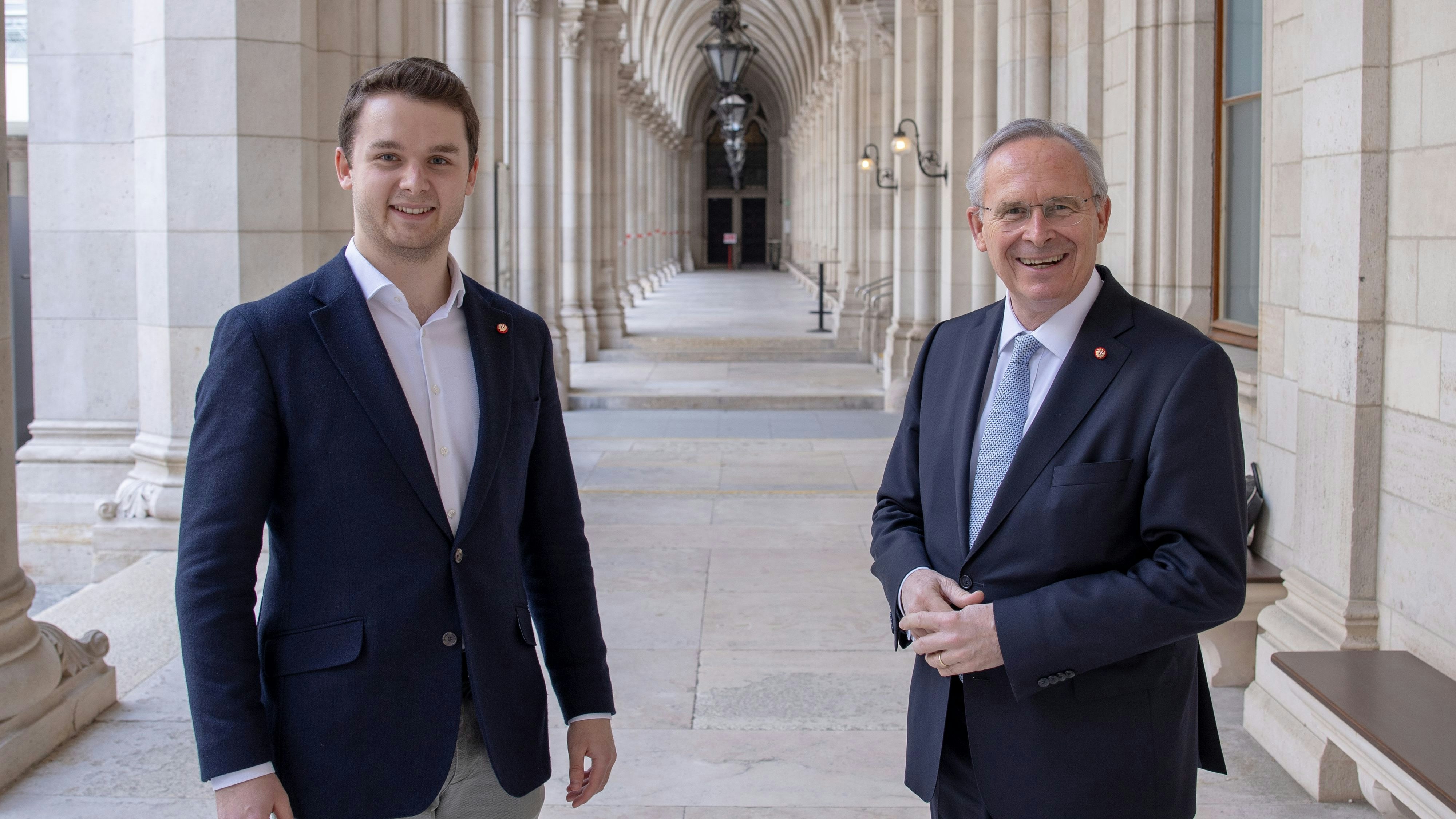 Karl Mahrer (r.), Harald Zierfuß (beide VP)