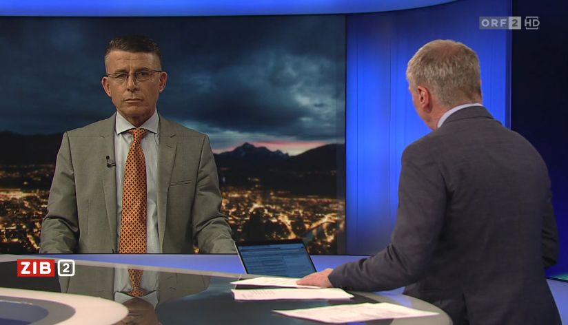 Russland-Experte Gerhard Mangott in der ZIB2