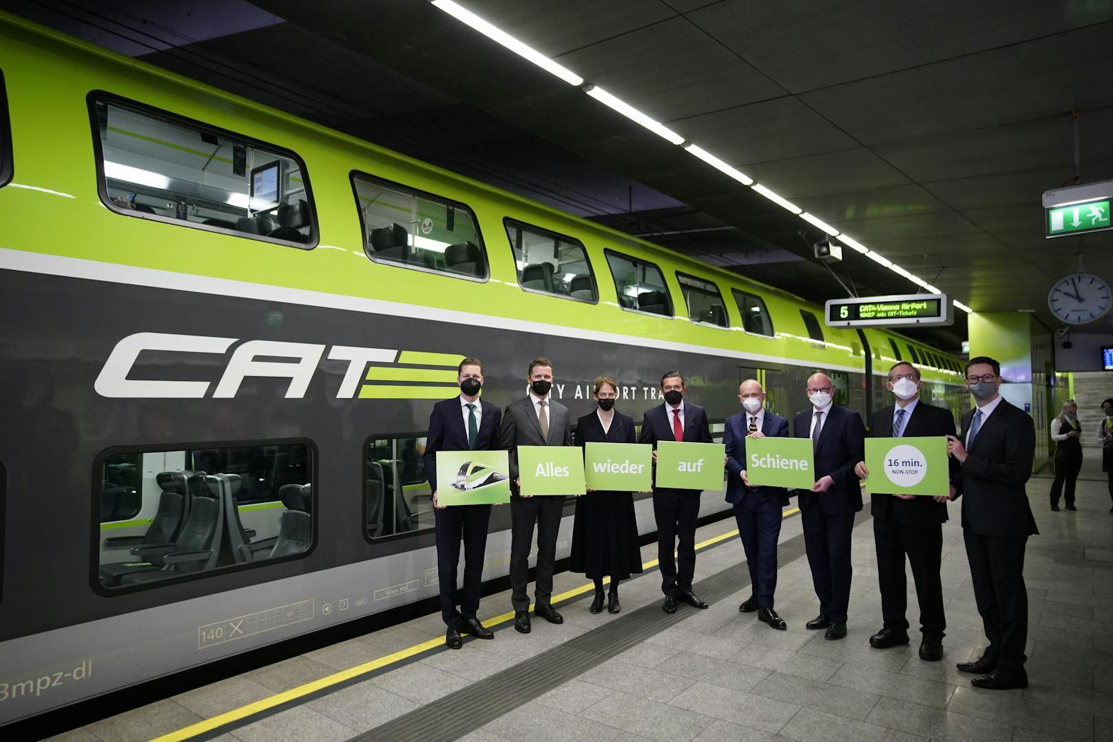 City Airport Train nach zwei Jahren wieder auf Schiene