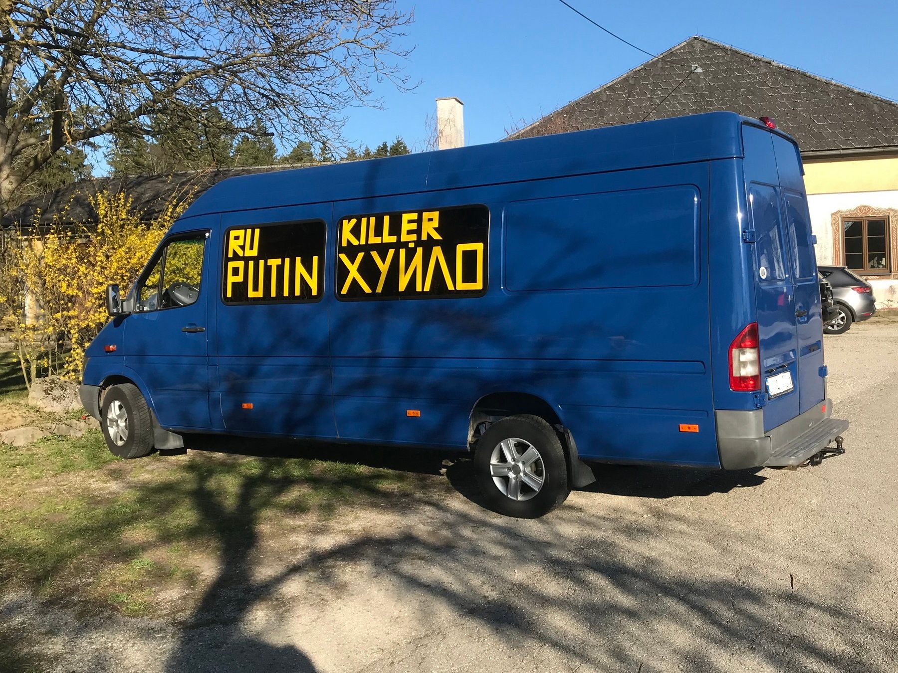Dieser Klein-Lastwagen wurde am Wochenende in der Gemeinde Waldneukirchen gesichtet.