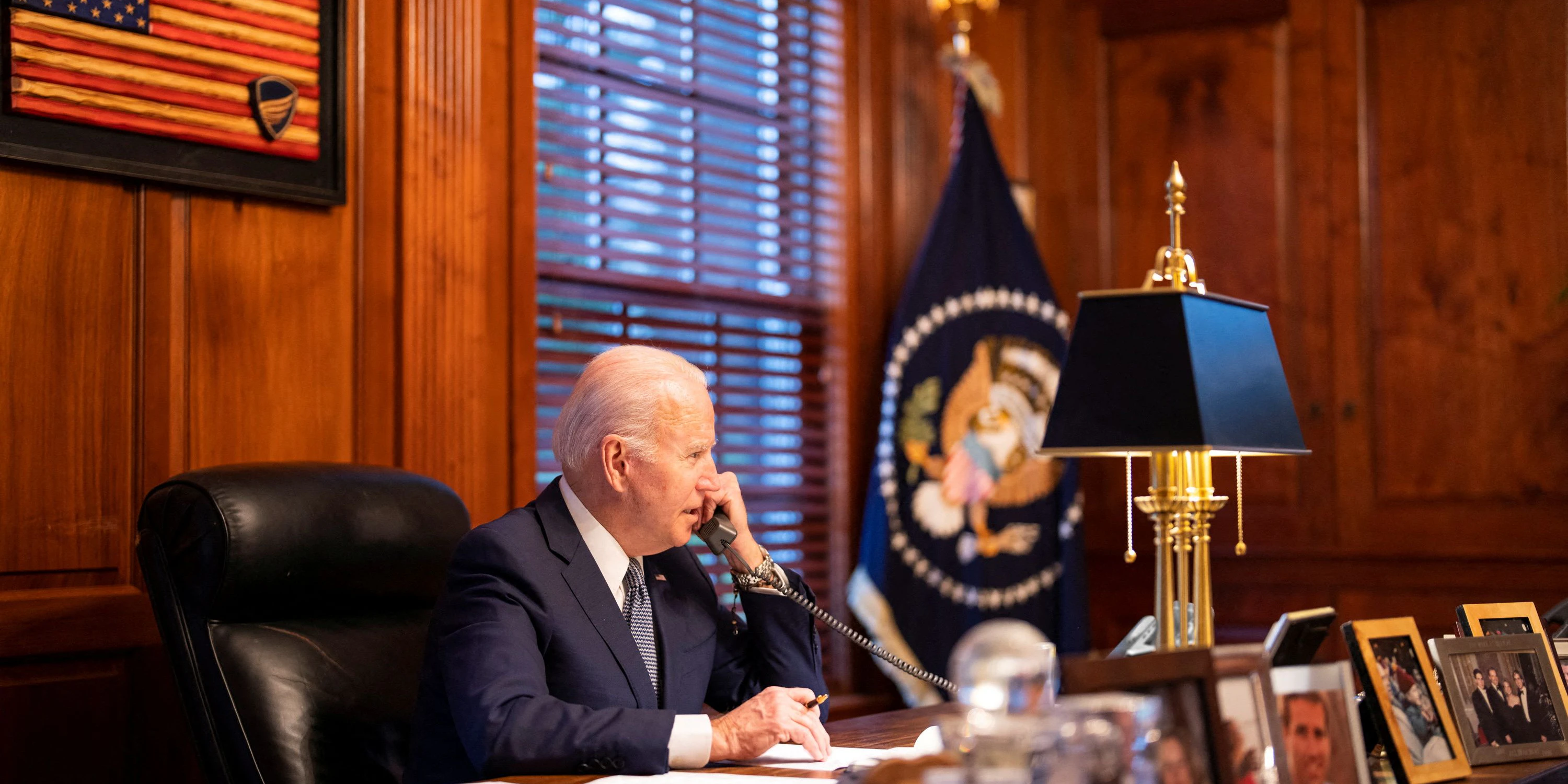 Archivfoto aus 2021: Hier rief US-Präsident Biden seinen Amtskollegen Putin in Moskau an. Damals sprachen die mächtigsten Männer der Welt noch miteinander.