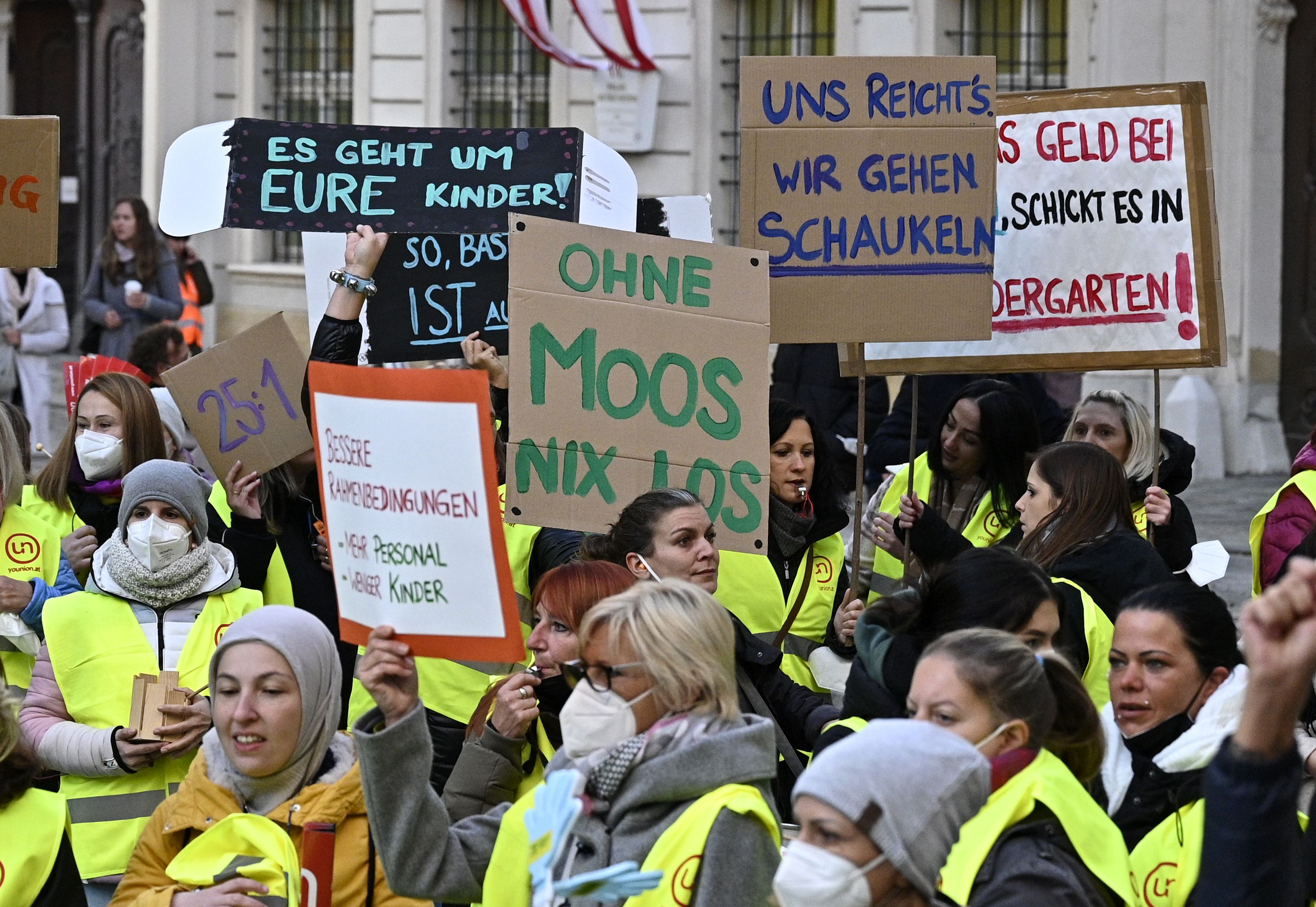 Kindergarten-Demo im Oktober
