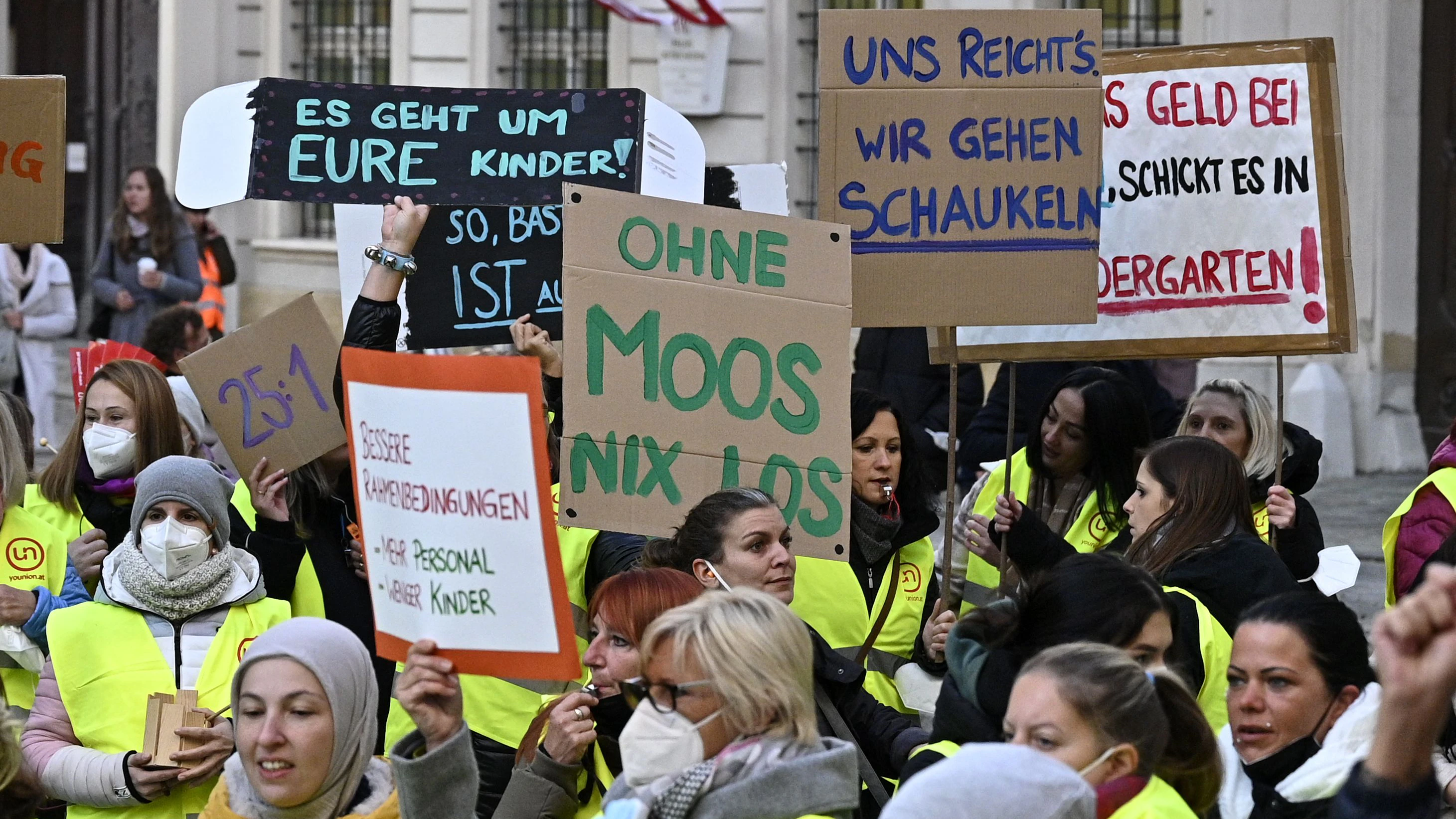 Kindergarten-Demo im Oktober