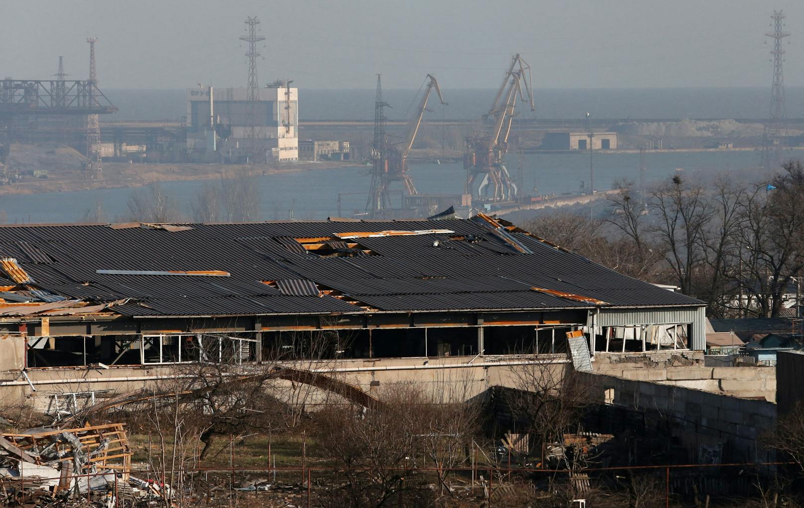 Mariupol liegt am Asowschen Meer und ist von strategisch hoher Bedeutung.