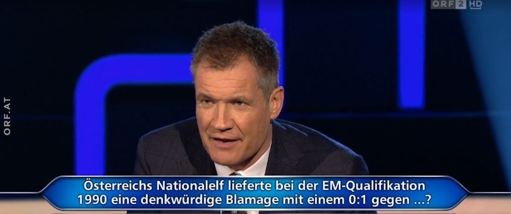 Armin Assinger verlor die Geduld. 