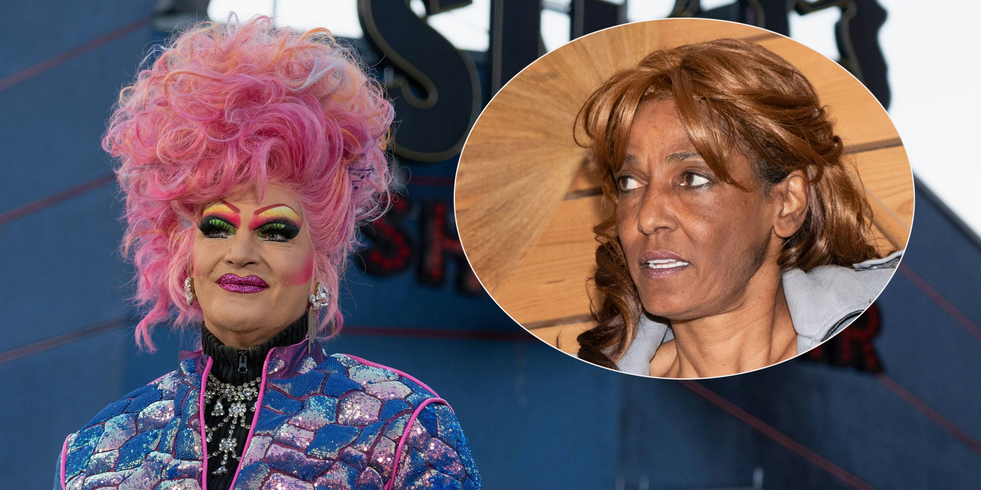 Olivia Jones und Naddel sind im Clinch.