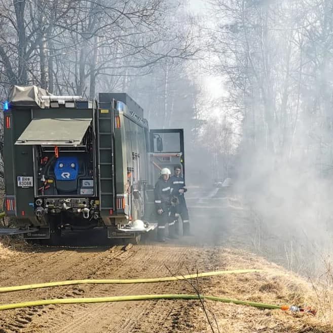 Trotz Regen noch kein "Brand aus".