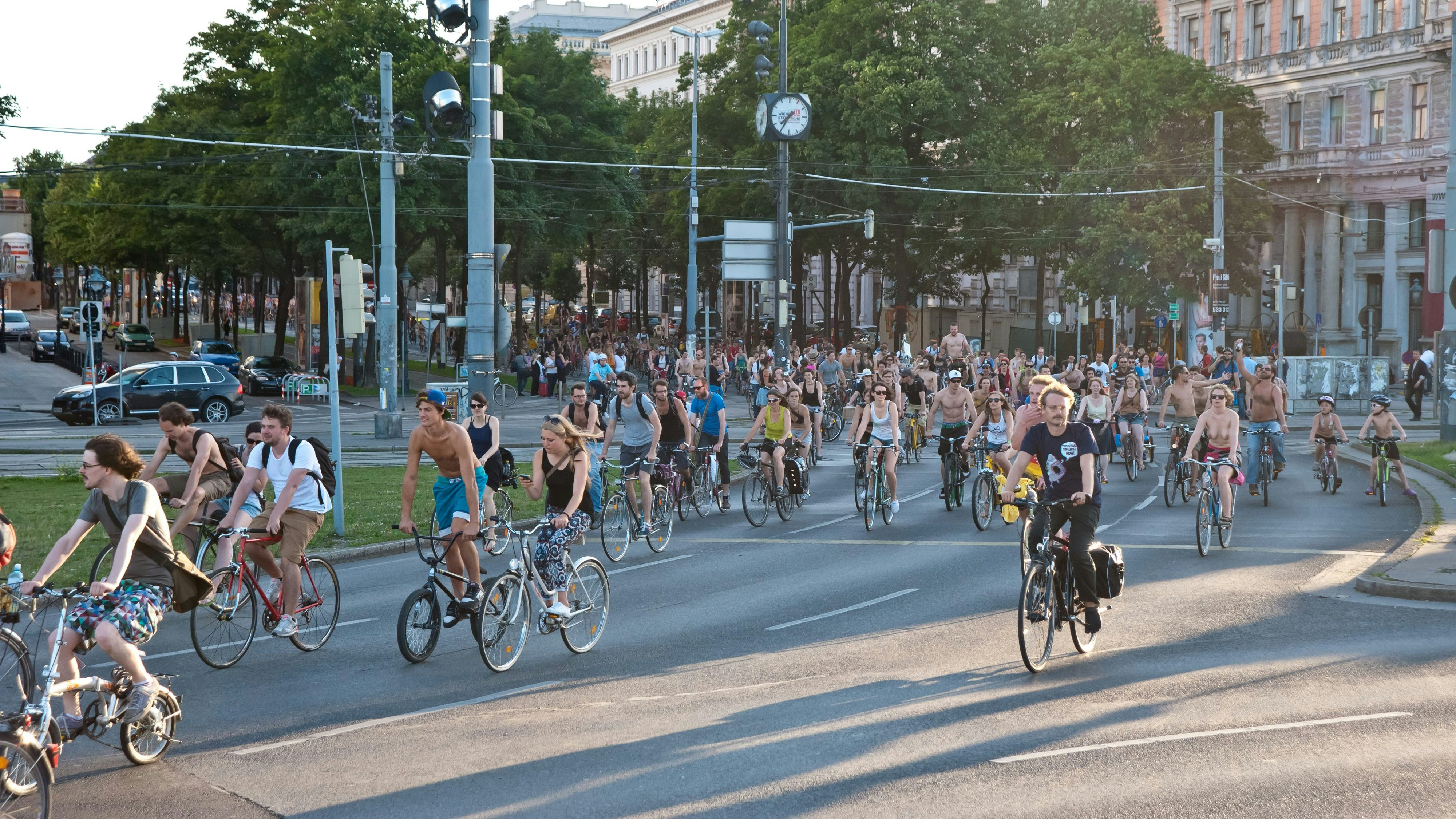 Am Sonntag (03.04.2022) kommt es in Wien zu einer Rad-Demonstration, bei der Tausende Teilnehmer erwartet werden. Archivbild. 