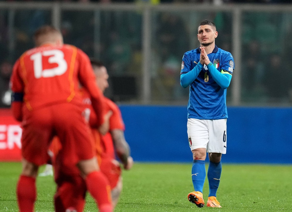 Marco Verratti und Co. hoffen, doch noch zur WM nach Italien fahren zu dürfen. 
