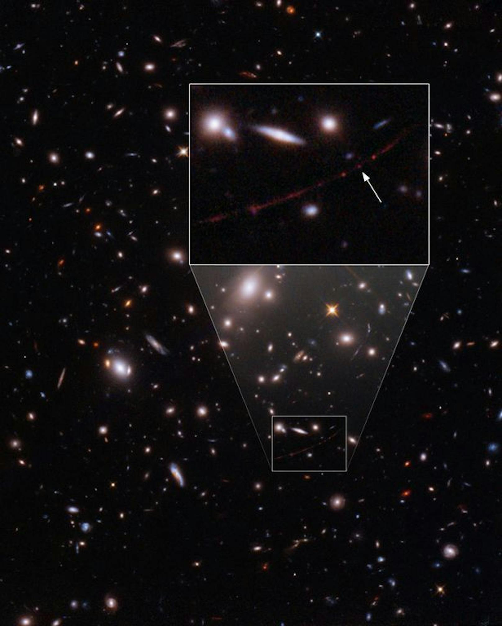 Der eben erste entdeckter Stern&nbsp;"Earandel" entstand vor 13 Milliarden Jahren.