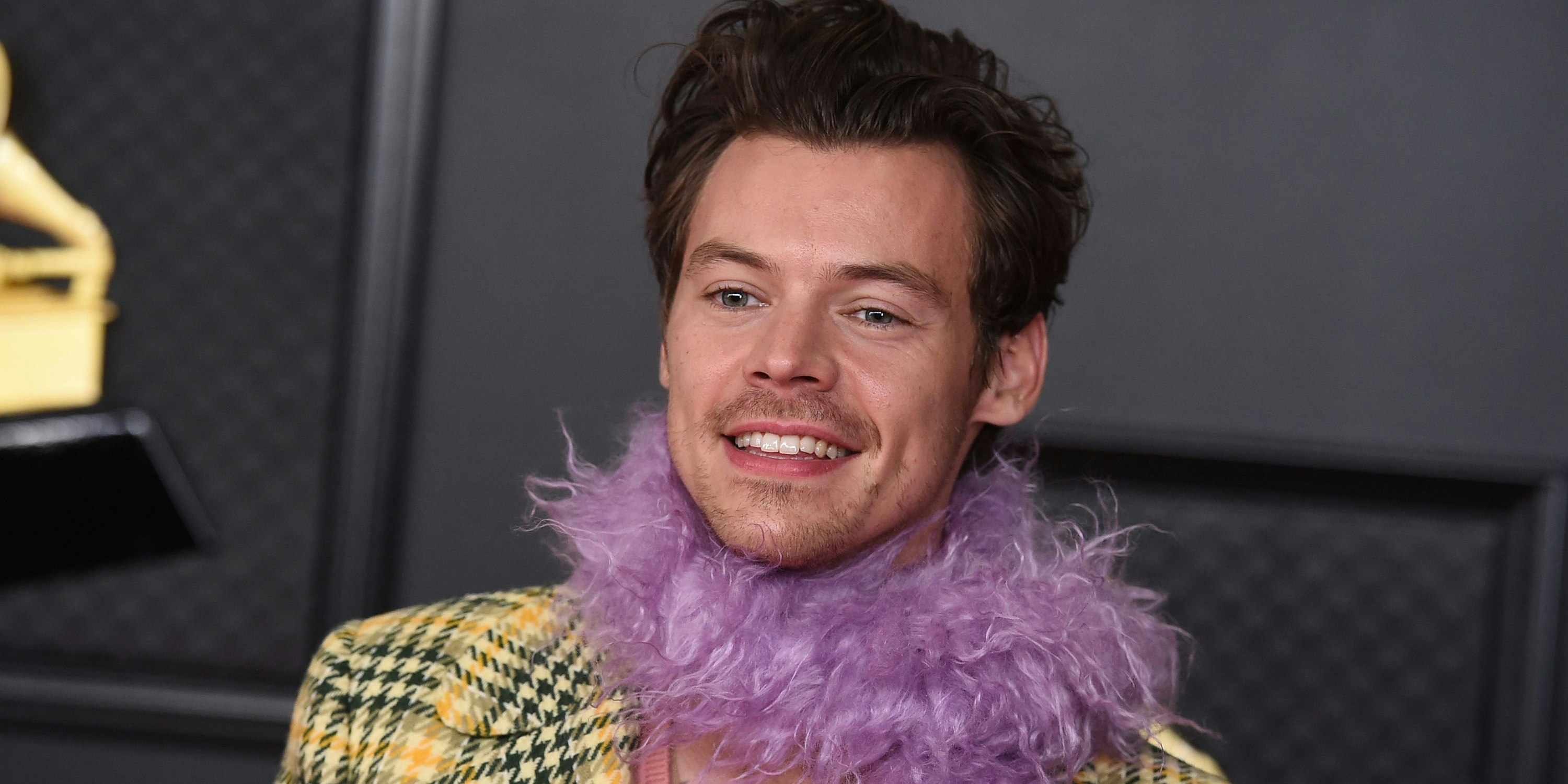 Download von www.picturedesk.com am 01.04.2022 (19:50).  FILE - In this Sunday, March 14, 2021, file photo, Harry Styles poses in the press room at the 63rd annual Grammy Awards at the Los Angeles Convention Center. Styles will hit the road on a U.S. tour this fall, with 40 concerts scheduled in such cities as New York City, Denver, Dallas, Detroit, Chicago, Atlanta, Boston and Los Angeles. âßLove On Tourâß kicks off on Sept. 4, 2021, in Las Vegas and will include five dates in New York City at Madison Square Garden. (Photo by Jordan Strauss/Invision/AP, File) - 20210315_PD11208 - Rechteinfo: Rights Managed (RM)