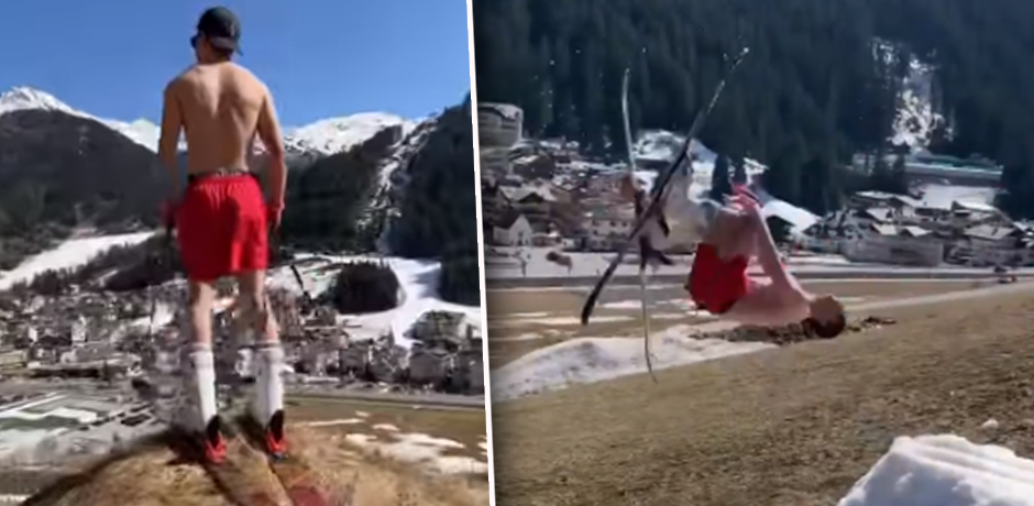 Marco Ladner feiert den Frühling