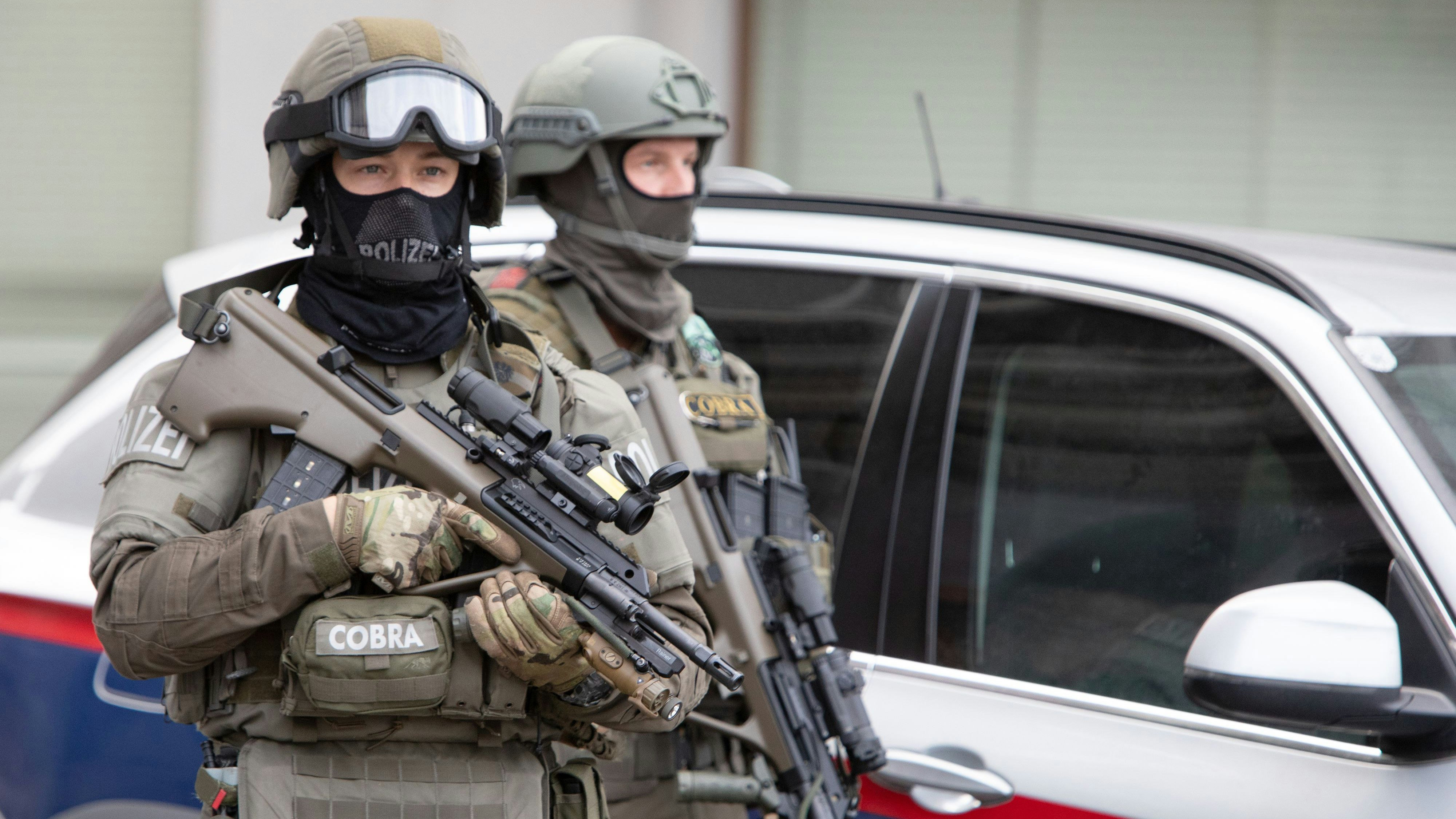Polizisten der Sondereinheit COBRA.(Symbolbild)