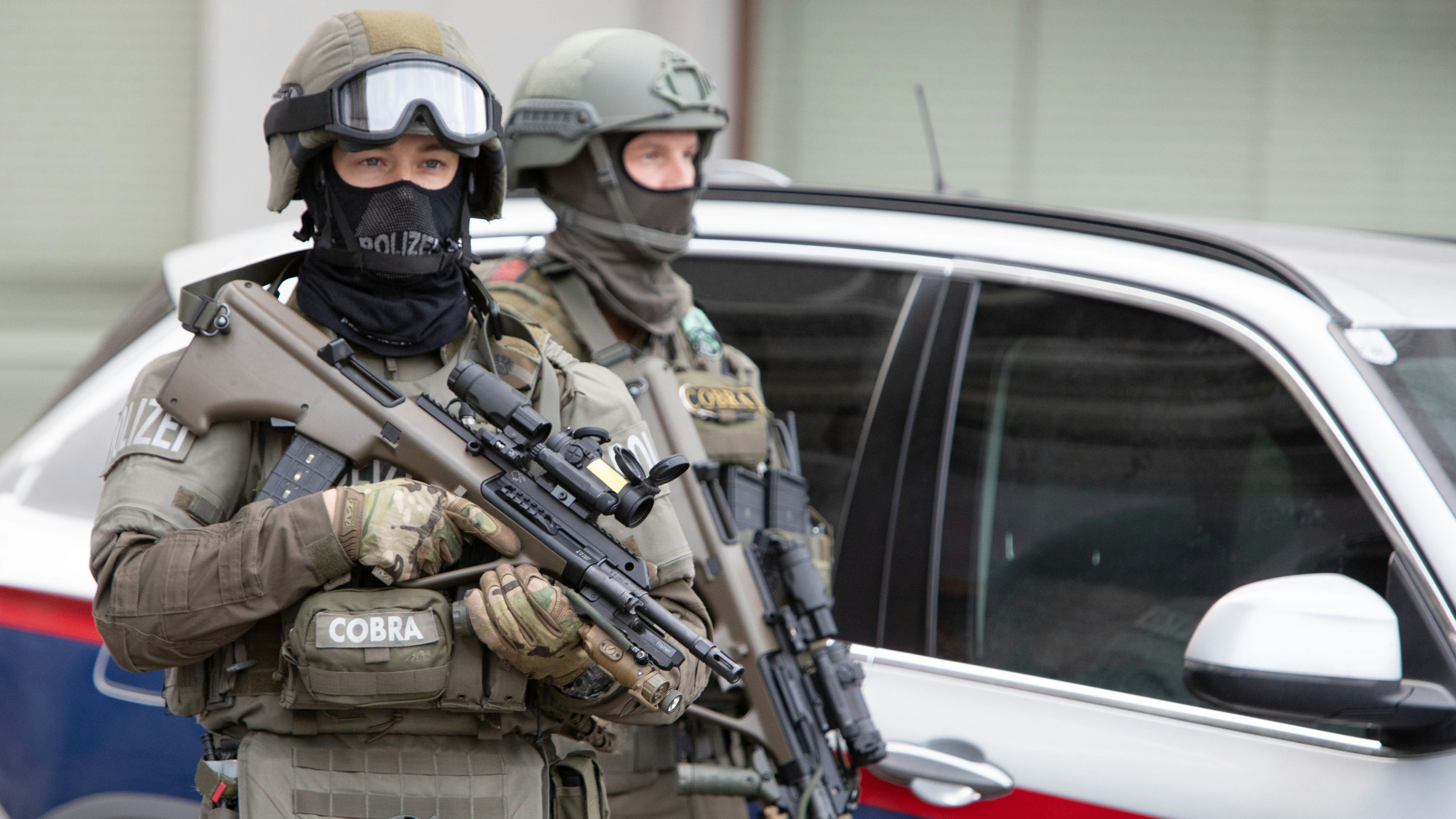 Polizisten der Sondereinheit COBRA.(Symbolbild)
