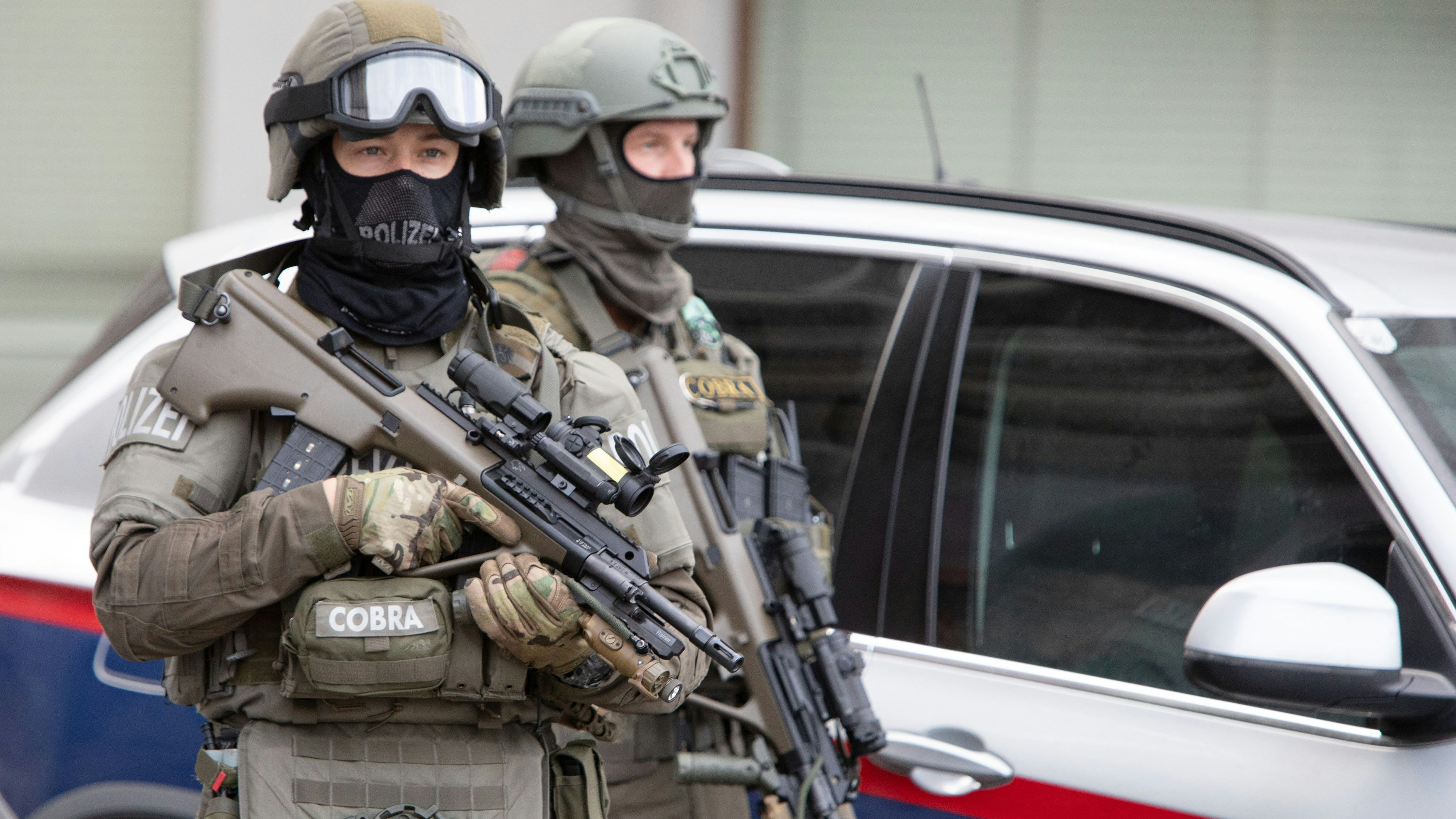 Polizisten der Sondereinheit COBRA.(Symbolbild)