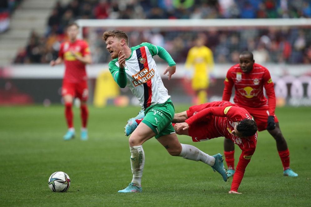 Ferdi Druijf gleicht für Rapid aus.