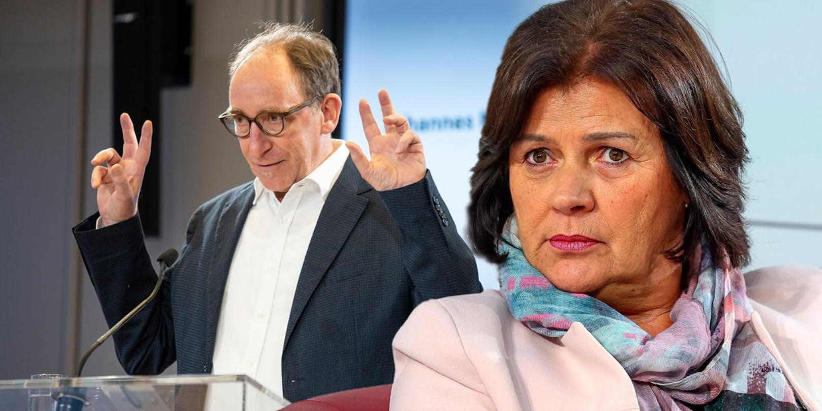 AK-Präsidentin Renate Anderl kritisiert Gesundheitsminister Johannes Rauch scharf.